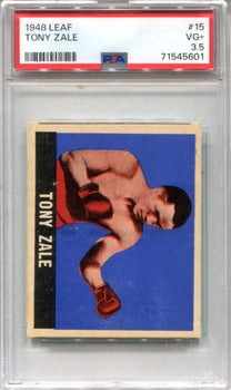 1948 Leaf Tony Zale #15 Psa Vg 3 Card