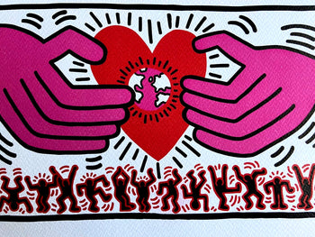 Keith Haring Lithograph Coa