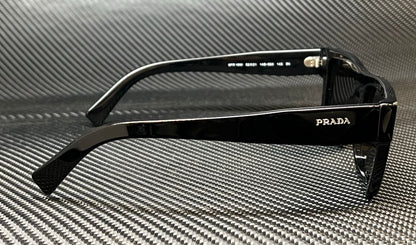 PRADA PR 19WS 1AB5S0 Black Grey Men's 52 mm Sunglasses