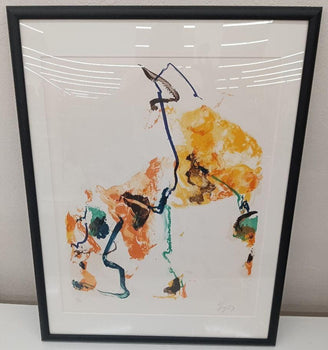 II Kim En Joong Signed Original Lithograph Print Framed ED225 Monde imaginaire
