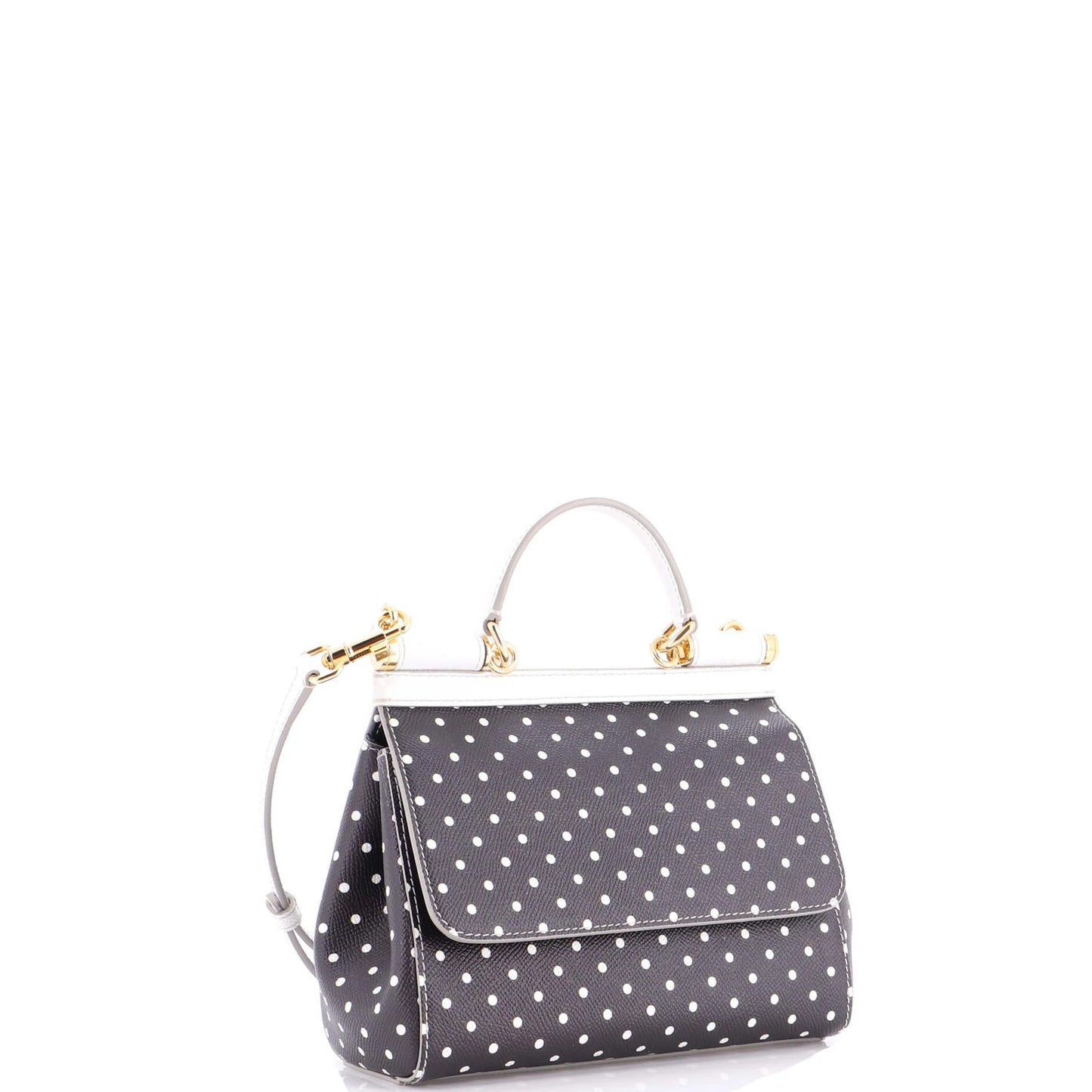 Dolce & Gabbana Miss Sicily Bag Printed Leather Small