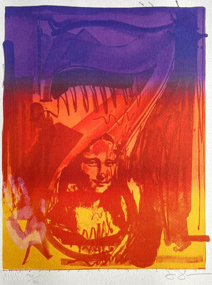 Jasper Johns Lithograph Coa Signed In Pen Numbered In Pencil Limited