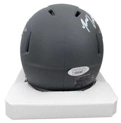 Nolan Smith Signed/Auto Slate Mini Football Helmet Eagles Jsa 193468