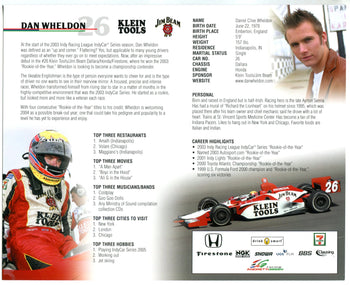 Dan Wheldon Autographed 8X12 Photo (Jsa)