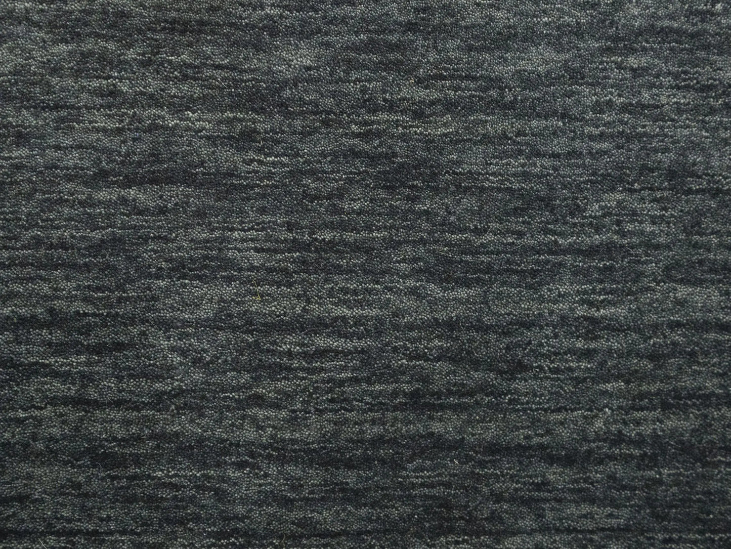 Charcoal Solid Hand-Loomed 3X10 Gabbeh Wool Rug Oriental Home Decor Carpet