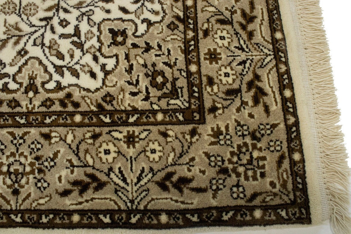 3X4 Handmade Small Classic Kirman Floral Rug Wool Oriental Area Decor Carpet