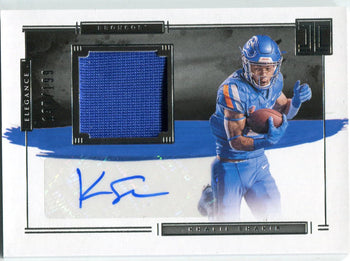 Khalil Shakir 2022 Panini Chronicles Draft Picks Impeccable Autographed Relic Ro