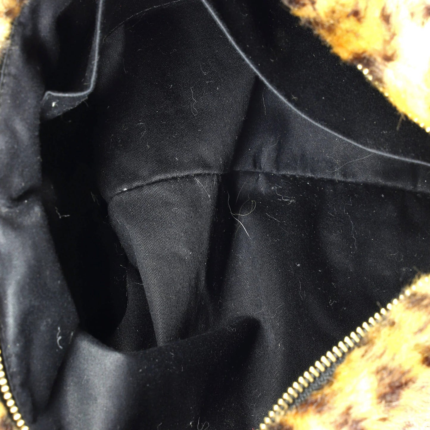 Dolce & Gabbana Cleo Crossbody Bag Embellished Faux Fur