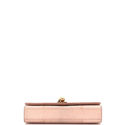 Saint Laurent Classic Monogram Tassel Crossbody Bag Python Medium