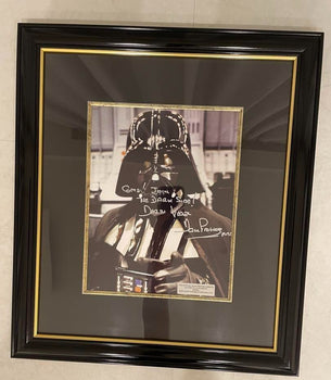 Star Wars Darth Vader Signed Photo By Dave Prowse Mbe W/ Coa & Frame Cinema