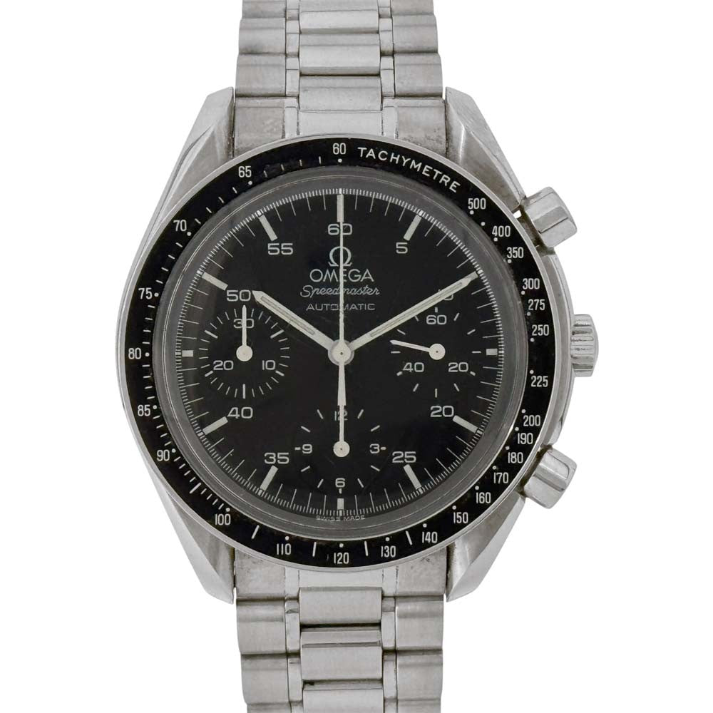 Omega Speedmaster Automatic 3510.50 Black Case Size 38Mm Used Watch #351125