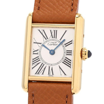 Cartier Must Tank Sm Vermeil Opaline Dial W1005554
