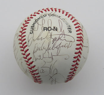 1992 Mets Team Autographed By 31 Gooden Bonilla Saberhagen Onl Baseball 185520