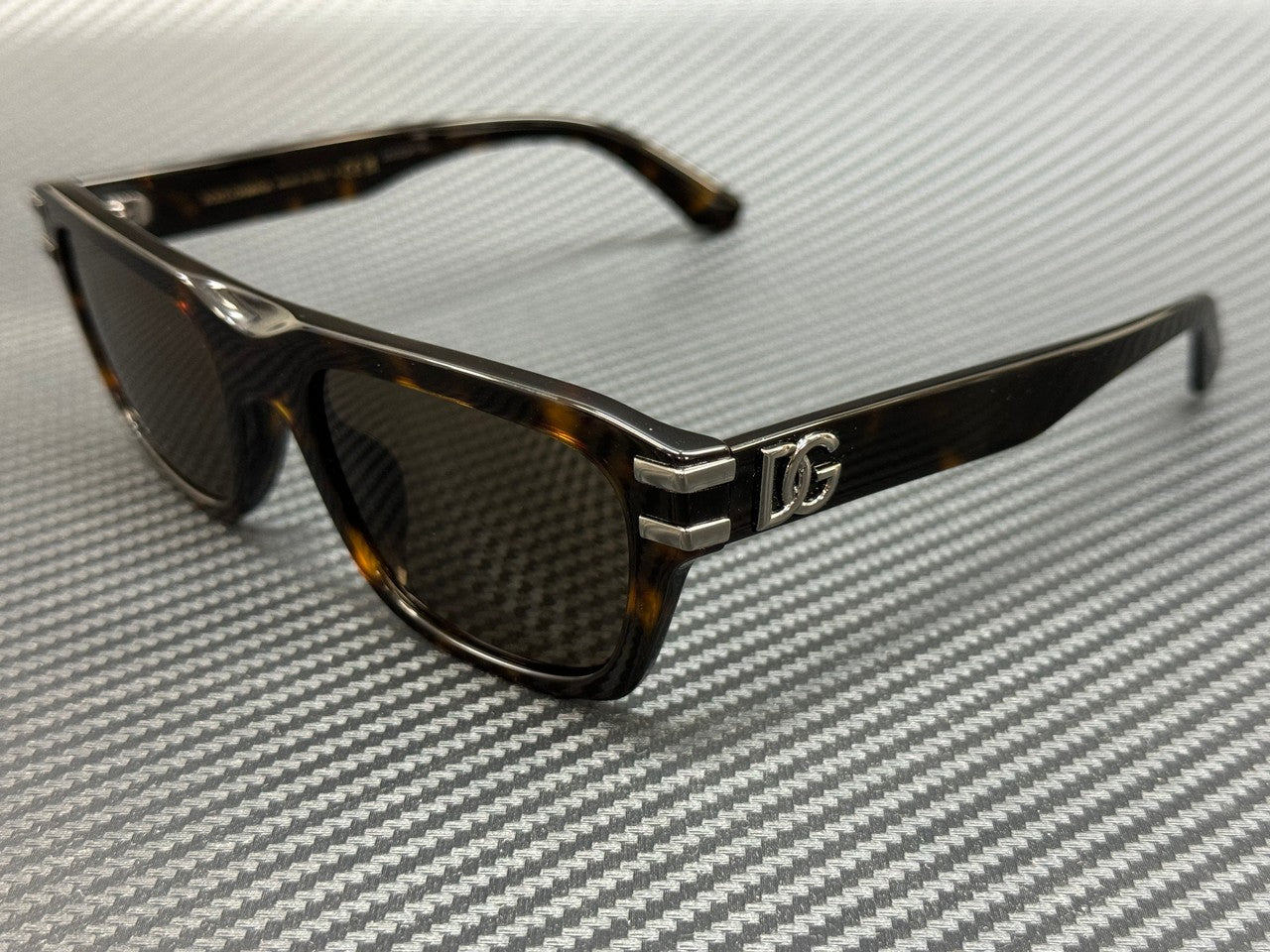 Havana Brown DG4496 502 73 DOLCE & GABBANA Men's Sunglasses