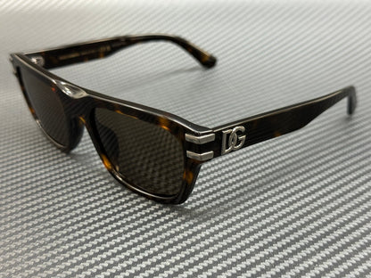 Havana Brown DG4496 502 73 DOLCE & GABBANA Men's Sunglasses
