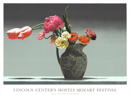 Ben Schonzeit Wedgewood " Serigraph Contemporary Pink Orange Y