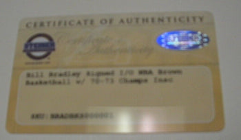 Bill Bradley New York Knicks Hof 1983 70/73