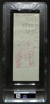Vince Lombardi Hof Packers Signed/Autographed 1959 Bank Check Psa/Dna 197219