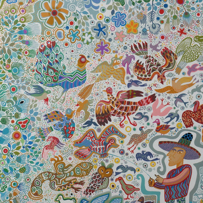 Juan Romero "Bird Keeper" Hand Signed Serigraph 1982 Limited 159/300 Unframed