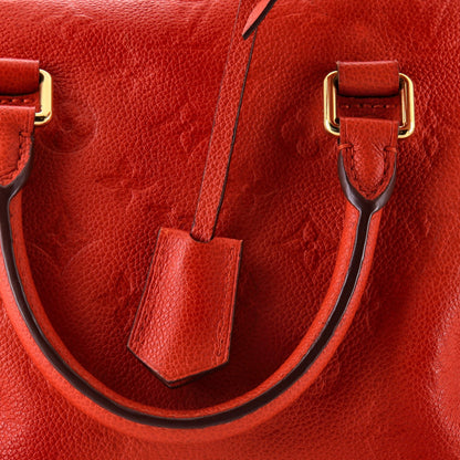 Louis Vuitton Speedy Bandouliere Bag Monogram Empreinte Leather 25