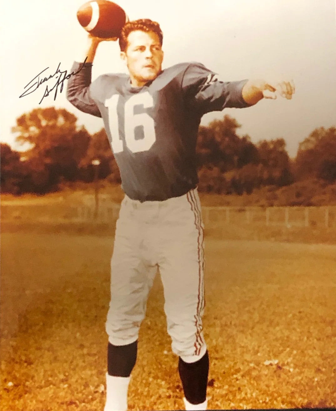 Frank Gifford Autographed 8X10 Photo