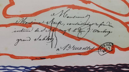 Pierre Alechinsky 1980 Galerie Maeght Exhibition Poster Framed Vintage France