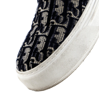 Christian Dior Women'S Solar Slip-On Sneakers Oblique Velvet