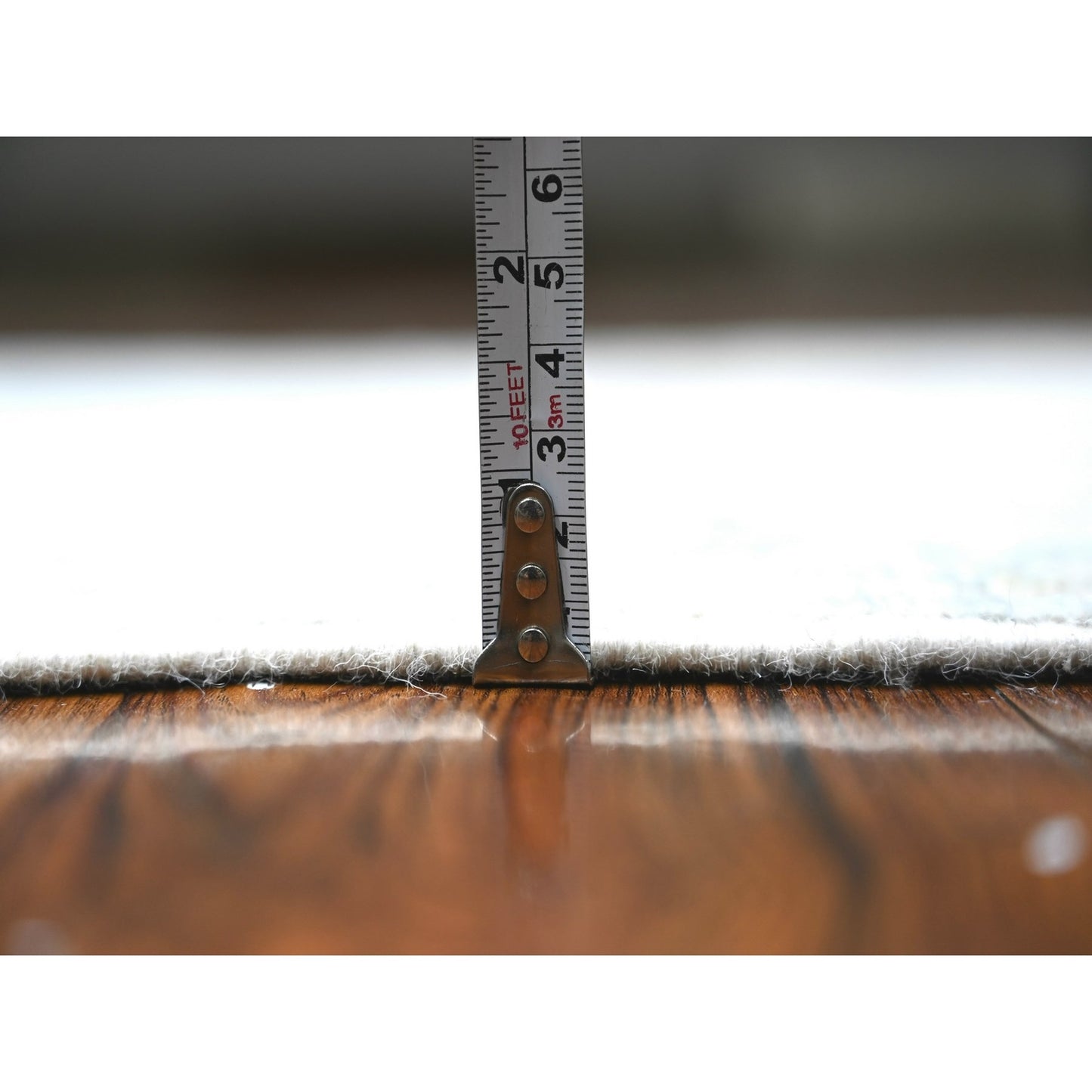 3'X15'9" Oyster Shell Gray Hand Knotted Angora Oushak Wool Xl Runner Rug