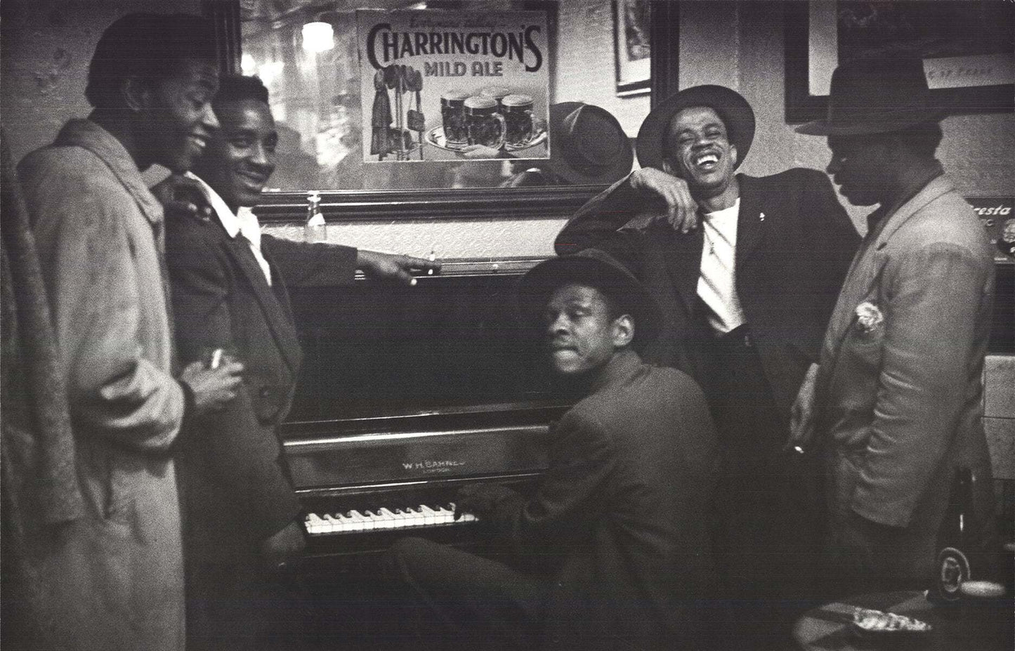 Bert Hardy Tickling The Ivories " Offset Lithograph African Am