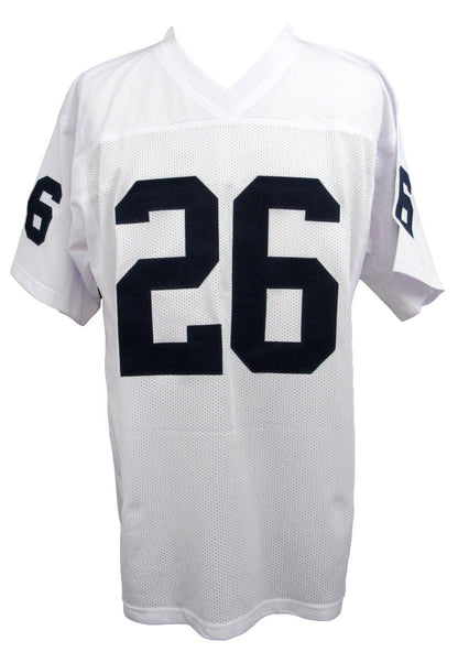 Saquon Barkley Signed/Auto White Custom Football Jersey Penn State Beckett 19562