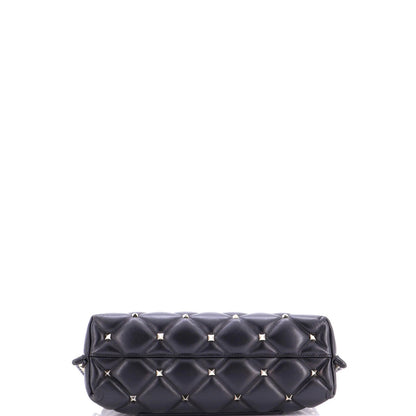 Valentino Garavani Candystud Messenger Bag Leather Large