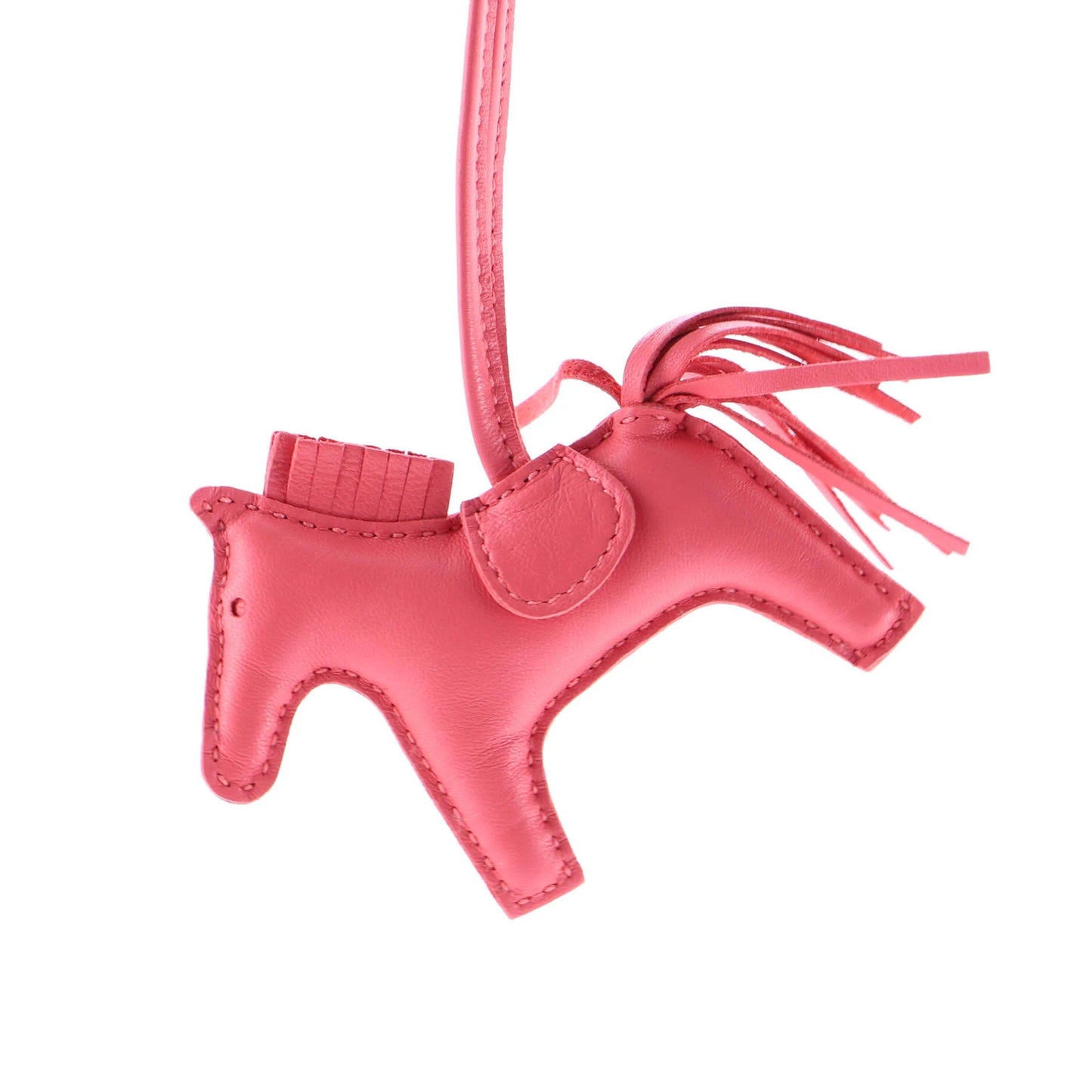 Hermes Mono-Tone Grigri Rodeo Bag Charm Leather Pm