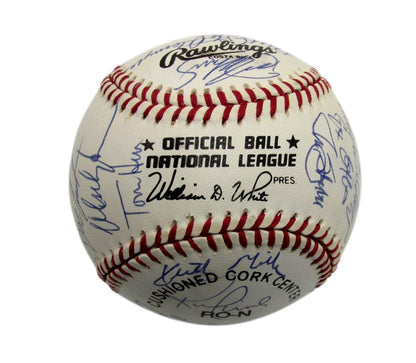 1991 Mets Team Signed By 30 Players Onl Baseball