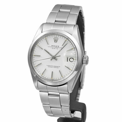 Rolex Oyster Perpetual Date 1500 White Men'S Used Watch #114728