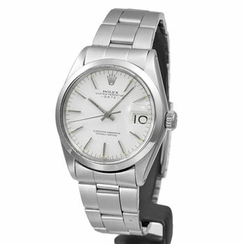 Rolex Oyster Perpetual Date 1500 White Men'S Used Watch #114728