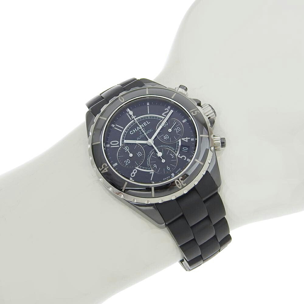 Chanel J12 Chronograph Date H0939 Ceramic Automatic 41Mm Matte Black