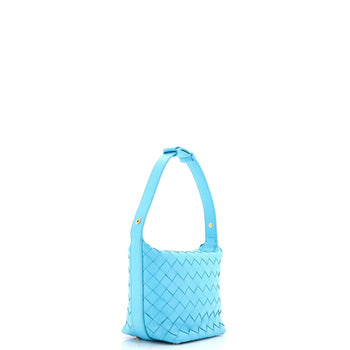 Bottega Veneta Wallace Shoulder Bag Intrecciato Nappa Candy