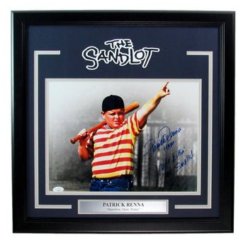 Patrick Renna Autographed/Inscribed 11X14 Photo The Sandlot Framed Jsa 195349