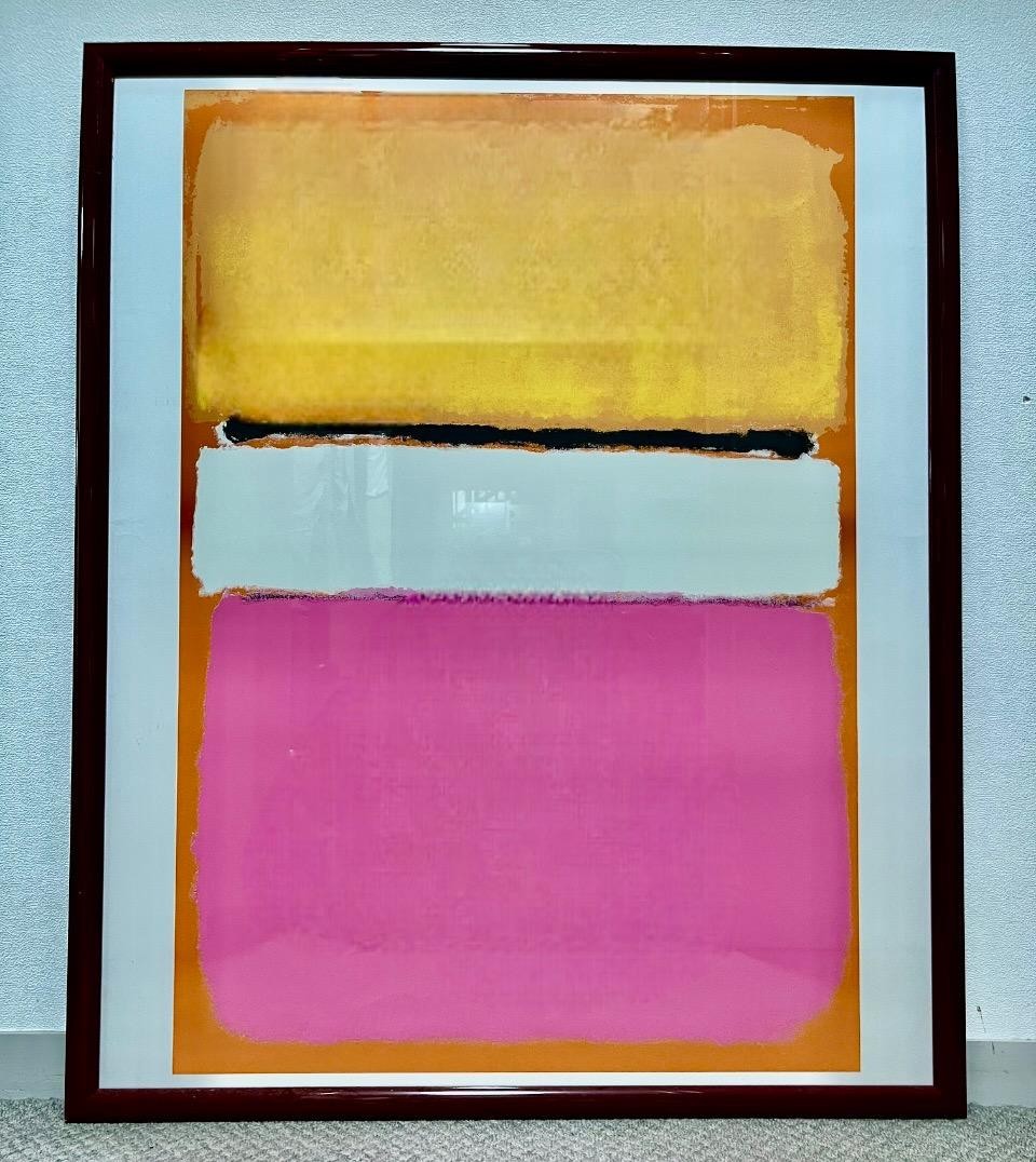 Mark Rothko "White Center" 1950  Limited Silk Screen By Pierre Dharville