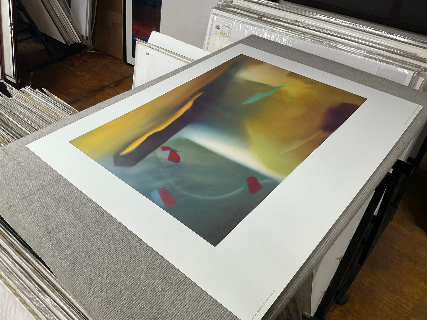 Gerhard Richter Abstrakte Bilder (No Text) " Poster Contempora