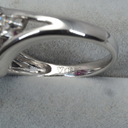 Verite Ring Ruby 1.00Ct Diamond 0.08Ct