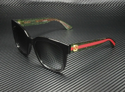 GUCCI GG0034SN 002 Black/Green Square 54 mm