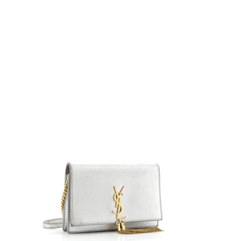 Saint Laurent Classic Monogram Tassel Chain Wallet Leather