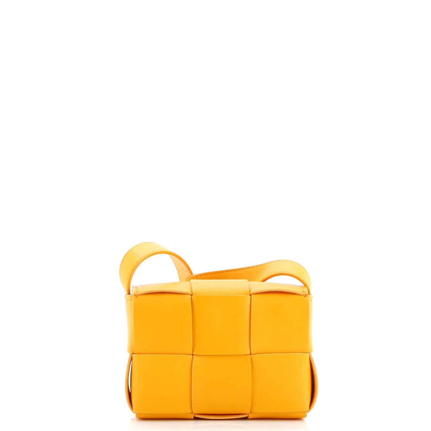 Bottega Veneta Cassette Crossbody Bag Maxi Intrecciato Leather Candy