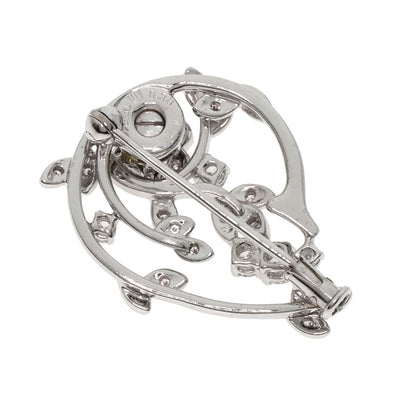 Waltham   Brooch Swing Diamond Platinum Pt950
