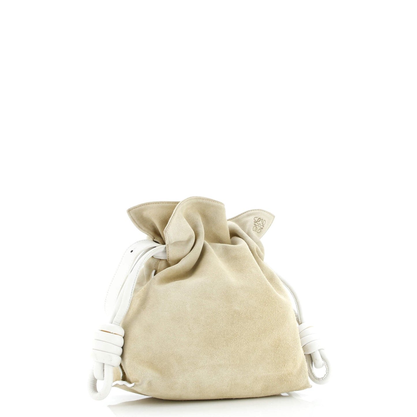 Loewe Flamenco Knot Bag Suede Small