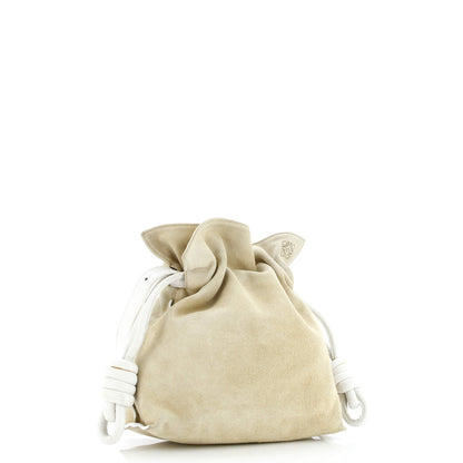 Loewe Flamenco Knot Bag Suede Small