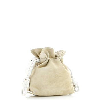 Loewe Flamenco Knot Bag Suede Small