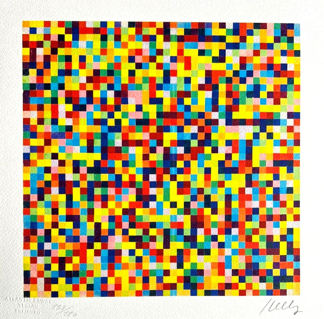 Ellsworth Kelly Lithograph Coa Signed Op Numbered