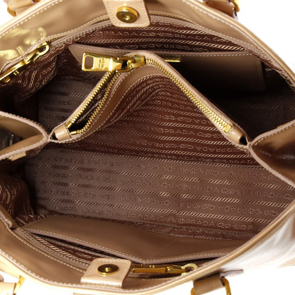 Prada Open Promenade Bag Vernice Saffiano Leather Large